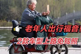 老年人出行福音！上路不罚款、不扣分，不用驾照也能骑的2种车型视频封面