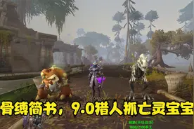 潮WOW：9.0兽王猎人抓亡灵宝宝，骨缚简书，这里刷