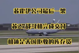 苏霍伊公司最后一架苏27战斗机完成交付 机体是大国拒收的库存货视频封面