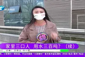 居民家用水量激增，三个月用水300吨？工作人员帮找原因视频封面