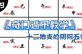 奇门遁甲入门教学09·十二地支所代表的时间、月份和阴阳五行视频封面