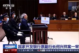 国家开发银行原副行长何兴祥案一审开庭视频封面