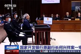 国家开发银行原副行长何兴祥案一审开庭视频封面