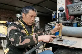 农村能人改装氩弧焊机，用气泵里面的气代替氩气，这效果还行吧视频封面