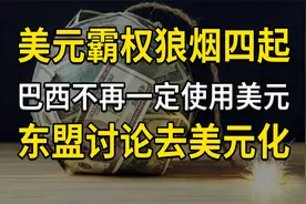 巴西不再一定使用美元，东盟讨论去美元化，吹响美元霸权落幕号角视频封面
