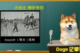 【Doge每日一词-狗狗讲英语】boycott 高考六级考研雅思真题词汇视频封面