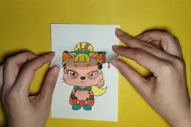 如何用一张纸画画明日公主3次变身升级，趣味手绘喜羊羊与灰太狼视频封面