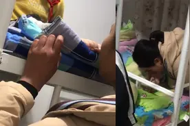 贵州一留守儿童宿舍传出脚臭味，宿管“妈妈”挨个闻脚寻找来源视频封面