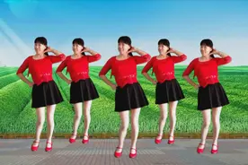 火爆新歌广场舞《爱情三部曲》我的心儿砰砰跳都是为了你视频封面