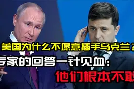 美国为什么不愿意插手乌克兰？专家的回答一针见血：他们根本不敢视频封面