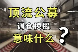 一季度机构持仓公布，顶流公募调仓换股，意味着什么？【KIN说】视频封面