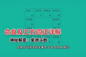 【神秘解密4】紫微斗数的基础知识篇：命盘及三方四正详解视频封面