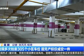 法院多次拍卖305个小区车位 因无产权仅成交一件视频封面