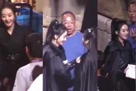 赵丽颖入戏太深？穿女侠装片场将一只腿放在椅子上，坐姿豪放大气视频封面