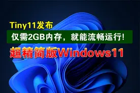 仅需要2GB内存就能流畅运行的windows11，超精简版windows系统视频封面