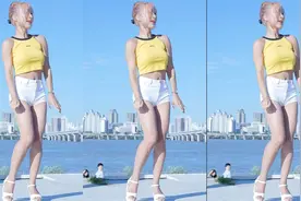 【4K画质】海边沙滩美女视频封面