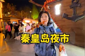 旅行就喜欢去当地有烟火气的地方，秦皇岛夜市，边吃边逛太爽了！视频封面
