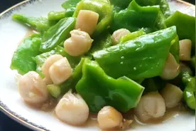 鲜扇贝柱怎么炒颗颗鲜嫩饱满不缩水？海边人有窍门春日美食家视频封面