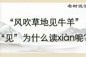鲁迅先生用过的汉字字源学习法-“见”字，按部编人教版顺序讲解视频封面
