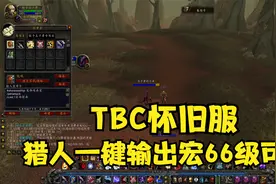 魔兽世界怀旧服：猎人一键输出宏（稳固射击 + 杀戮命令）视频封面