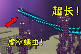 我的世界：当mc添加更多生物！末地虚空蠕虫，掌握穿越空间能力