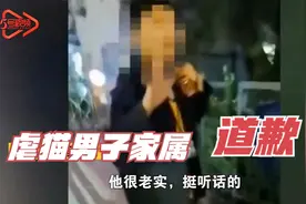 被开水浇烫怀孕母猫火化 虐猫男子家属道歉：孩子老实，这次错了视频封面
