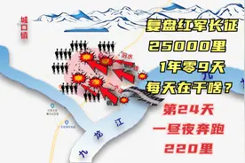 复盘红军长征1年零9天，他们每天在干啥？第24天·1昼夜奔跑220里视频封面