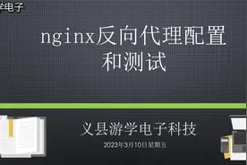 nginx反向代理配置和测试视频封面