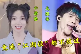 小潘潘想火想疯了吧？刚糟蹋完“黄梅戏”，连江湖歌不放过？视频封面