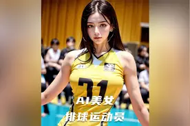 AI美女-排球运动员LookBook视频封面