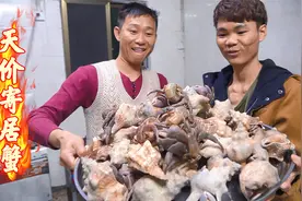 2000一盘的“天价”寄居蟹，活了几十年头一次吃，肥嫩多汁太爽了视频封面