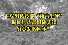 七岁男孩竟能“预言生死”？时间地点都准确无误！到底怎么回事？视频封面
