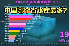 中国水库最多的15个省，广东第3，江西第2，猜猜第一名是哪个省？视频封面