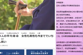 日本人的男女平均寿命历史最长（慢速日语）视频封面