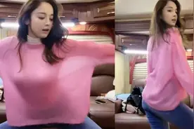 古力娜扎穿透视粉衣热舞，细腰若隐若现很是抢镜，身材比舞姿吸睛视频封面