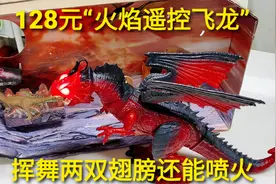128元火焰“遥控飞龙”，挥舞着翅膀前行，嘴巴还能喷雾视频封面