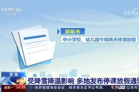 湖南 受降雪降温影响 多地发布停课放假通知视频封面
