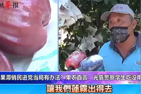 台湾水果滞销民进党当局有办法？果农呛：光靠警察学生吃是没用的视频封面