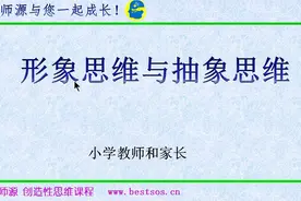你知道形象思维与抽象思维的区别？怎样让学生有举一返三的能力？视频封面