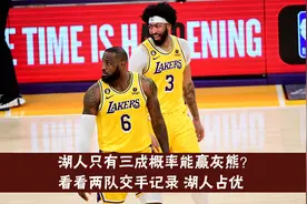 湖人只有三成概率能赢灰熊？看看两队交手记录，湖人占优视频封面