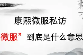 电视剧里老有“微服私访”，“微服”到底是什么意思？