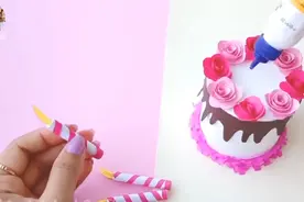 宝宝学折纸：手把手教你做折纸蛋糕，送给妈妈做生日礼物很合适！视频封面