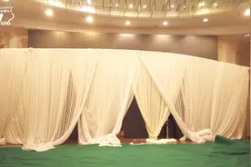 这才是婚礼背景搭建的传统技法，你用过吗？视频封面