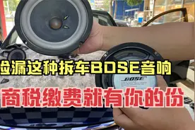 打假所谓的拆车BOSE音响，这种货色全是假货，全部都是揭阳产的视频封面