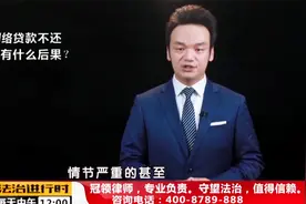网络借贷不还的后果是什么？律师权威解读视频封面