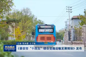 视频丨《泰安市“十四五”综合交通运输发展规划》发布视频封面