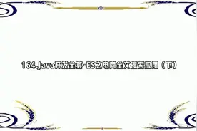 164.Java开发全套-ES之电商全文搜索应用（下）【转载】视频封面