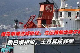 俄乌艰难达成协议，乌运粮船出师不利，黎巴嫩拒收，土耳其成救星视频封面