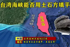 台湾海峡深度仅60米，能否用土石方填平，直通台湾？视频封面