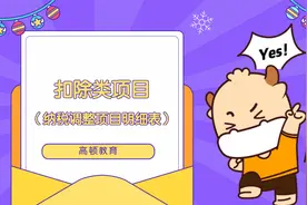 会计实操：扣除类项目(纳税调整项目明细表)视频封面